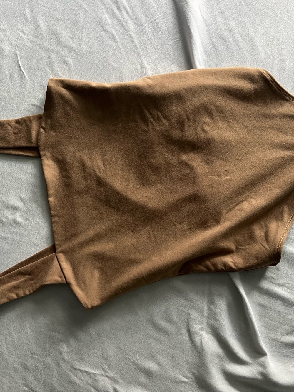 Abercrombie & Fitch Tan Square Neck Body Suit